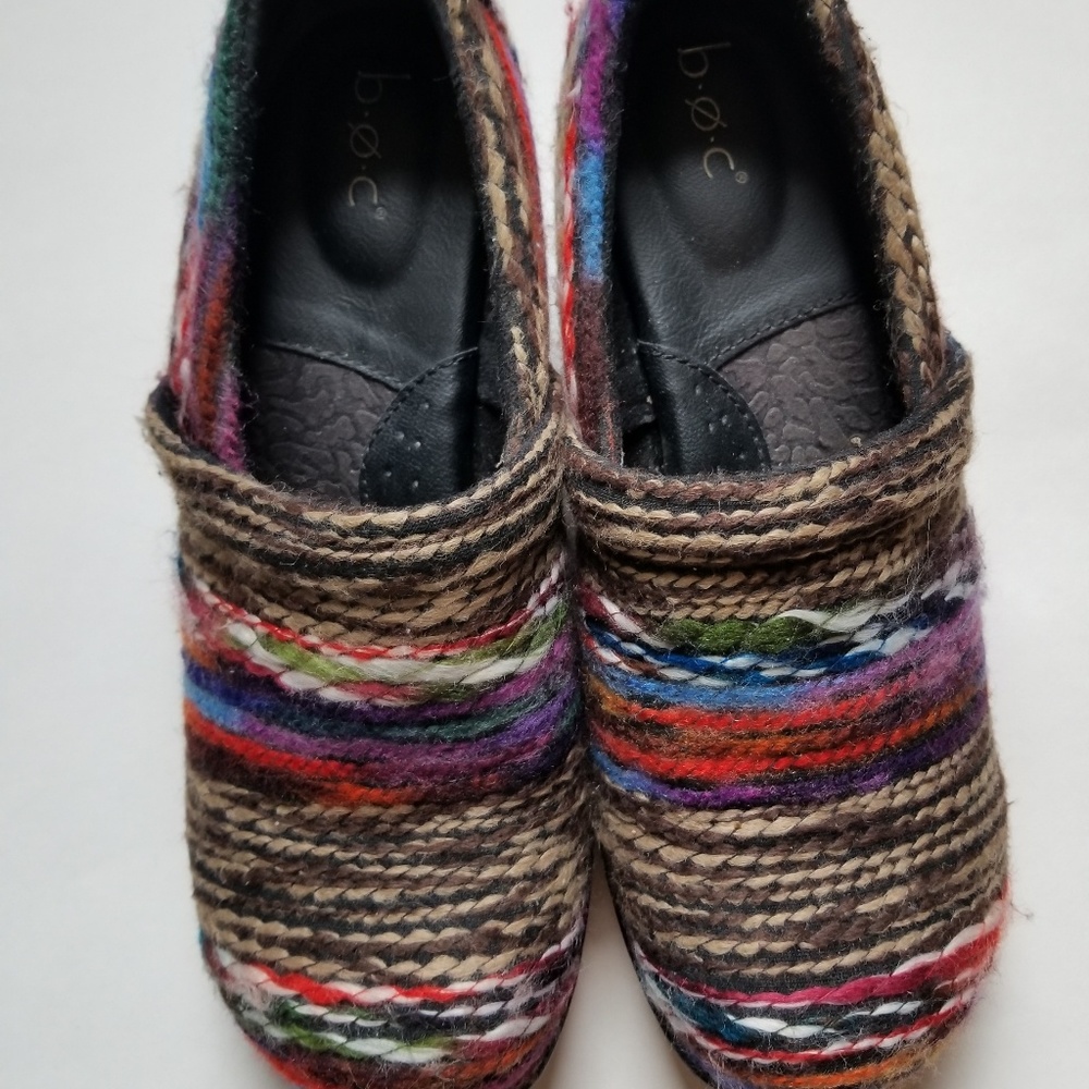 B.O.C Mulit-Colored Crochect like Clogs